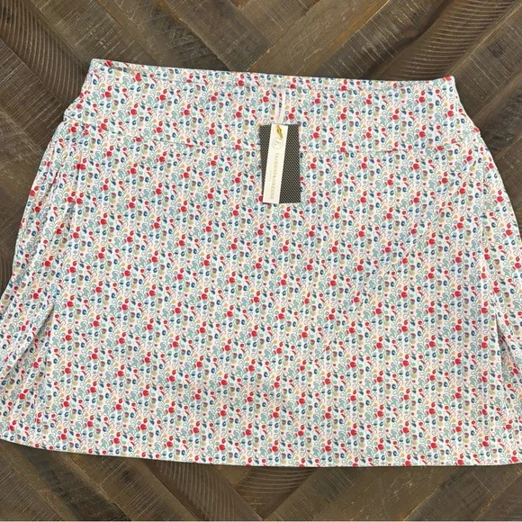 Fairway & Greene Paradise Floral Skort L UPF 50 Golf Tennis Athletic Skirt Short - Picture 12 of 14
